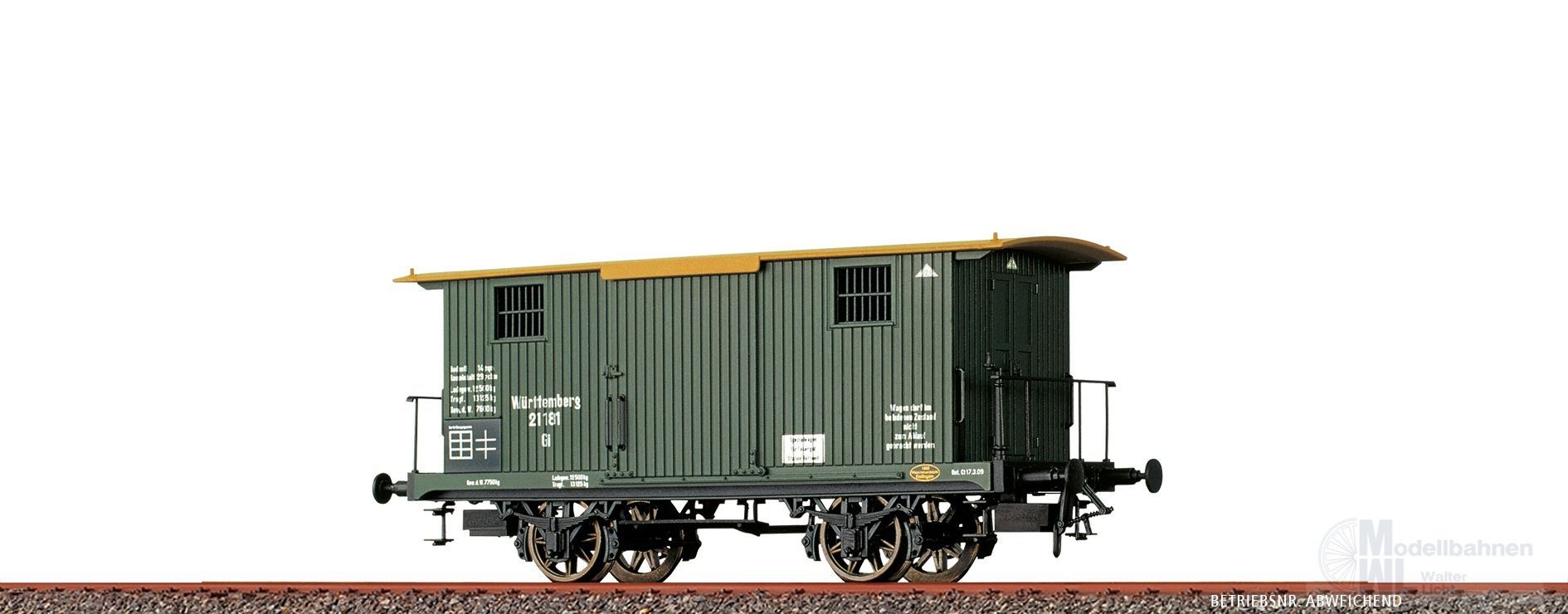 Brawa 47727 - Güterwagen gedeckt K.W.St.E. Ep.I Typ G H0/GL Brawa 47727 - Güterwagen gedeckt K.W.St.E. Ep.I Typ G H0/GL