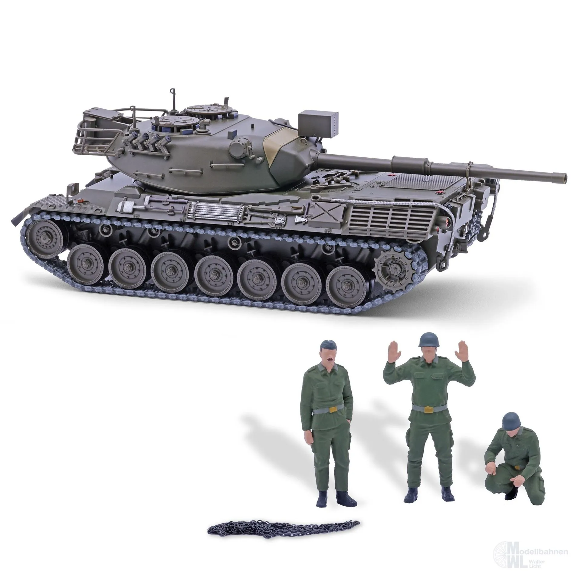Busch 10711 - Panzer Leopard mit 3 Soldaten Spur 0