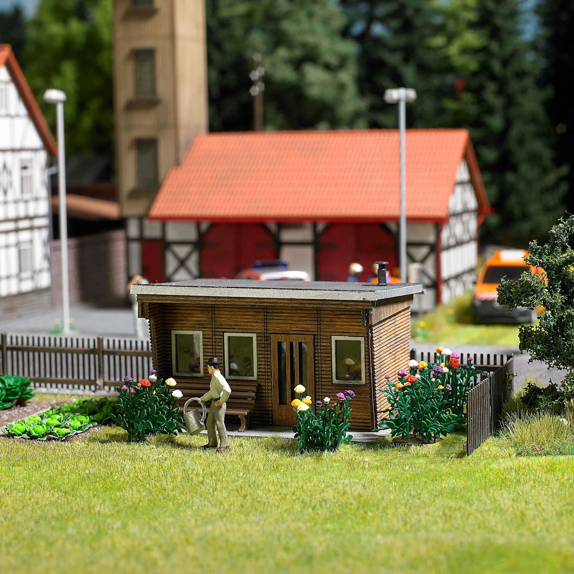 Busch 1244 - 44 Dahlien H0 1:87