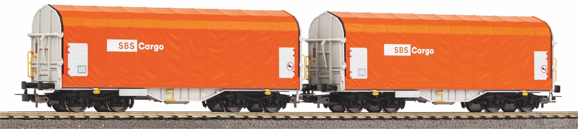 Piko 58292 - Schiebeplanenwagen Set VKS Ep.VI 2.tlg. H0/GL
