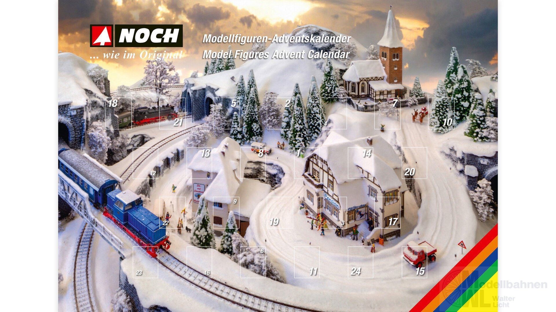 Noch 15997 - Figuren-Adventskalender H0 1:87 Noch 15997 - Figuren-Adventskalender H0 1:87