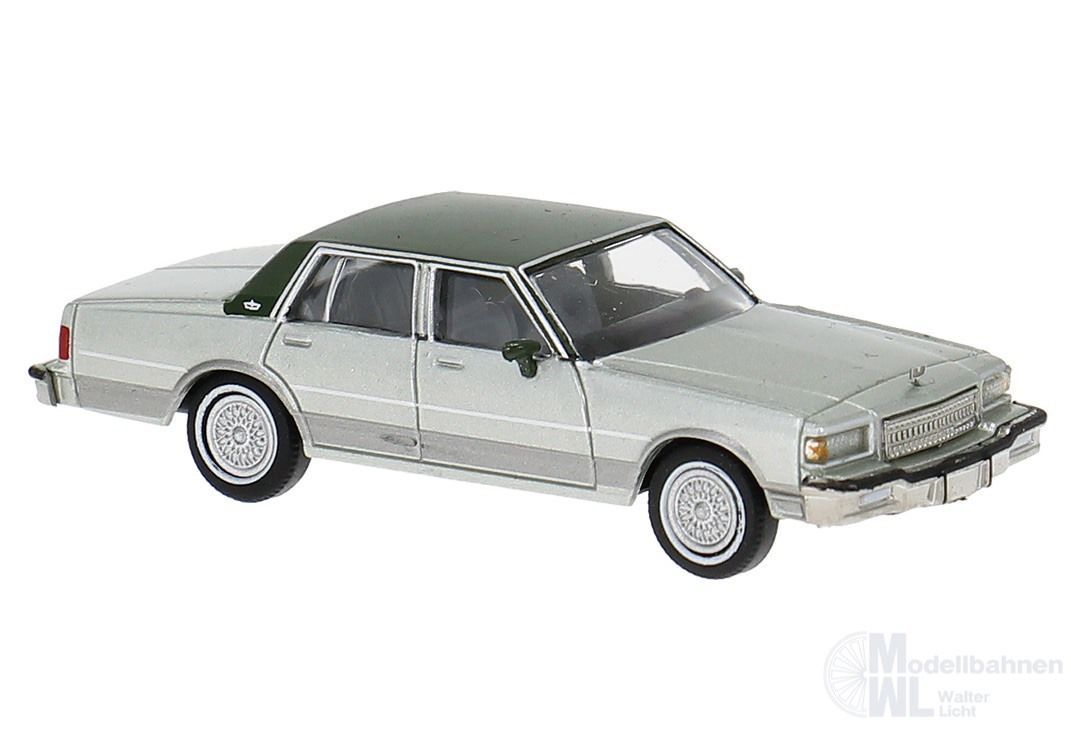 Brekina 19724 - Chevrolet Caprice hellgrün/dunkelgrün H0 1:87