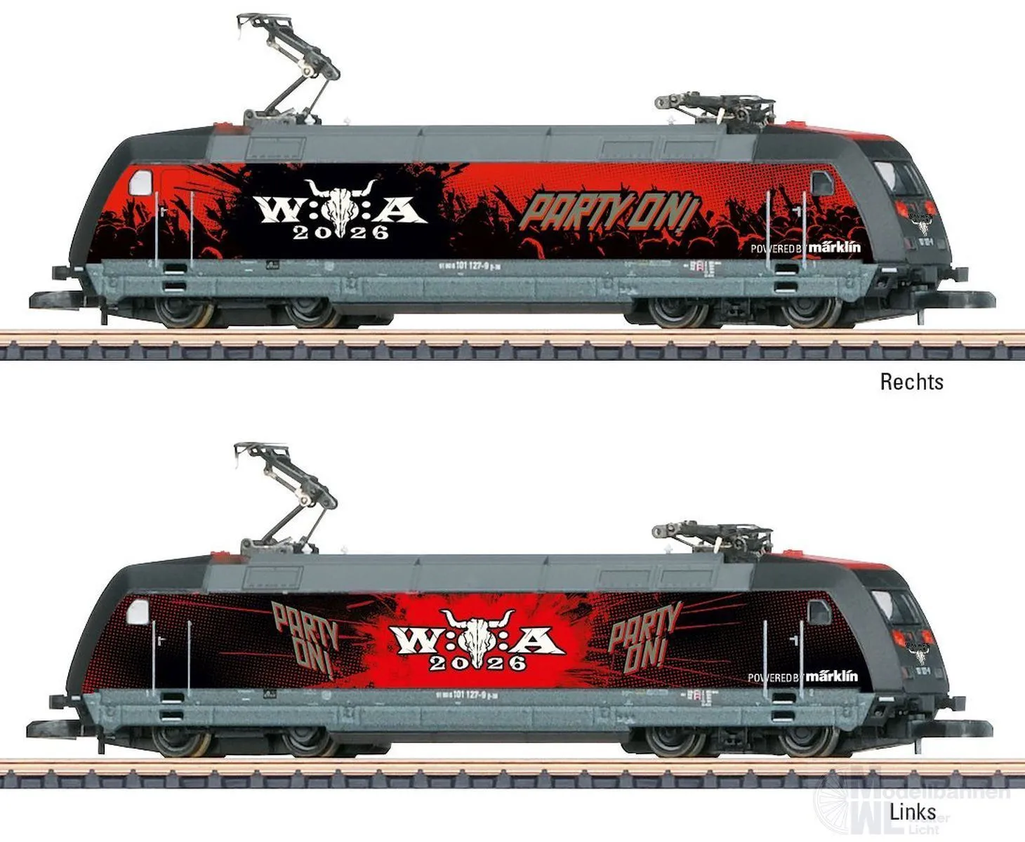 Märklin 88666 - E-Lok BR 101 W:O:A Ep.VI Z 1:220