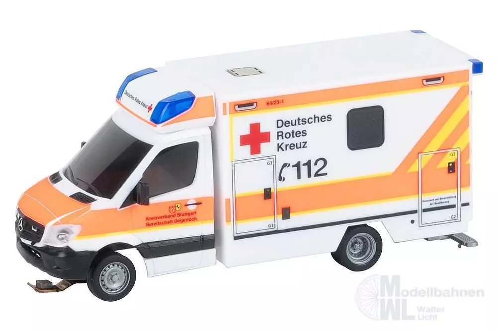 Faller 161321 - Car System Digital Mercedes-Benz Sprinter Rettungswagen DRK HERPA H0 1:87