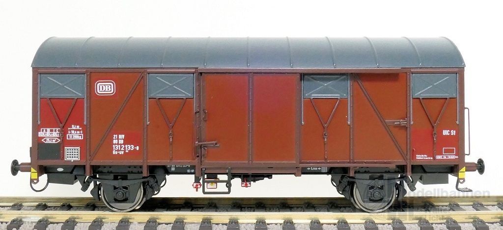 Exact Train 20980 - Güterwagen gedeckt DB Ep.IV Grs-v 2012 H0/GL Exact Train 20980 - Güterwagen gedeckt DB Ep.IV Grs-v 2012 H0/GL