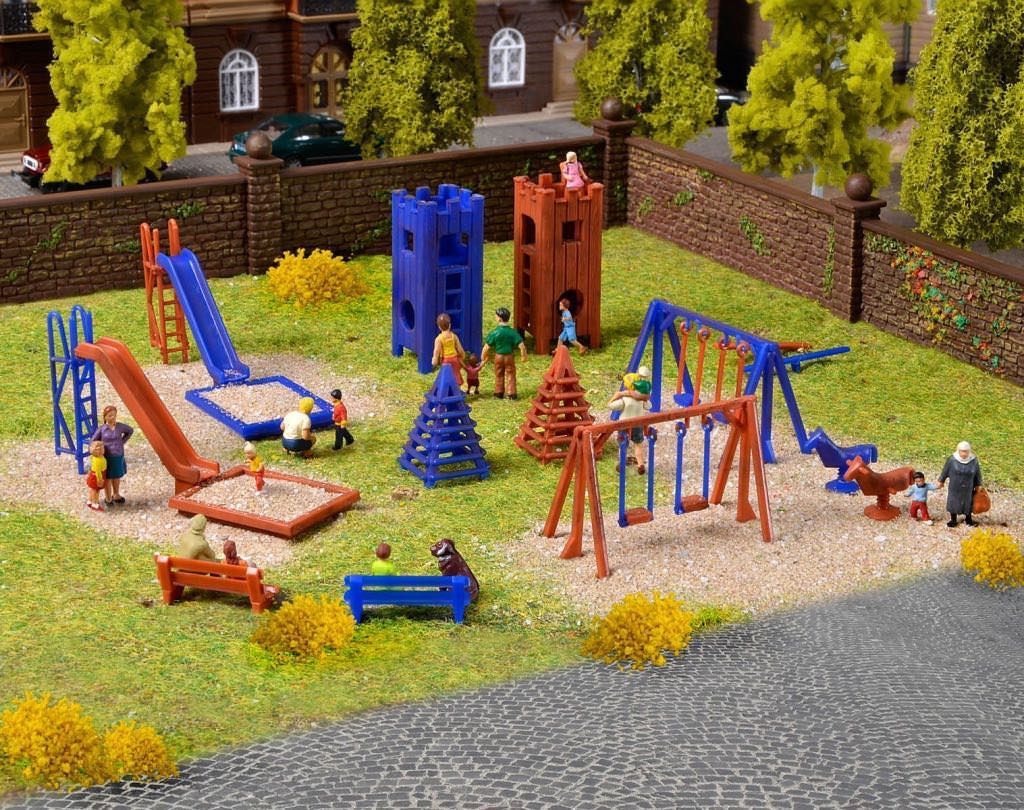 Vollmer 43665 - Deko-Set Kinderspielplatz H0 1:87