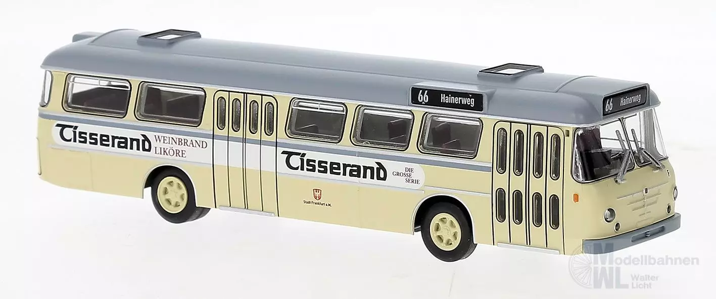 Brekina 59371 - Büssing Senator 12D Tisserand Frankfurt H0 1:87