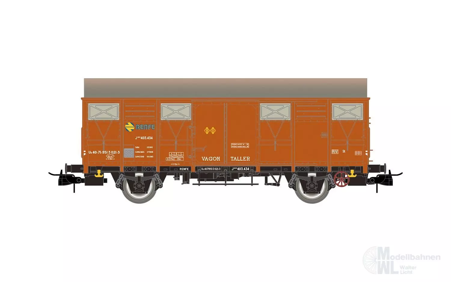 Electrotren 6096 - Güterwagen ged. RENFE Ep.IV J2 H0/GL