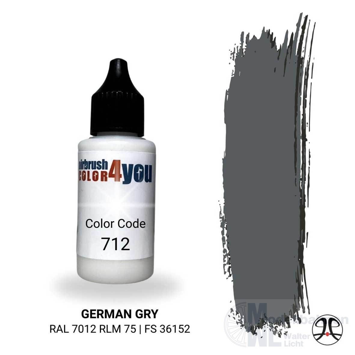 Busch 961000712 - Acrylfarbe Basaltgrau RAL7012 30ml