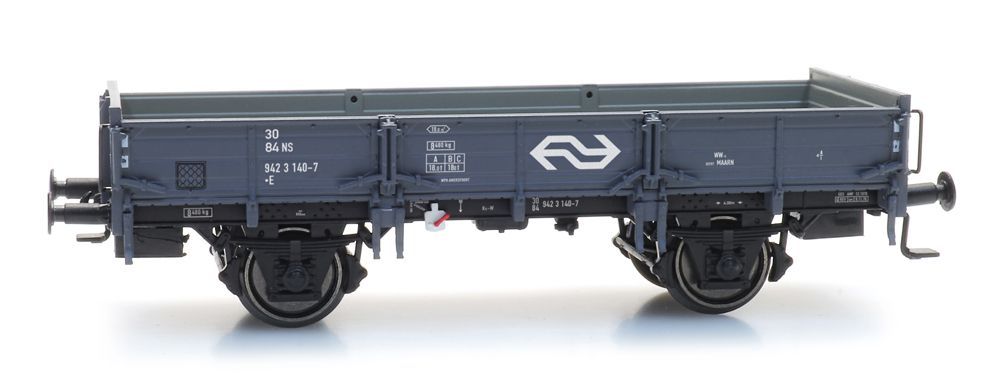 ARTITEC b.v. 20.317.20 - Niederbordwagen NS Ep.IV Sand 140-7 NS-Logo Depot Maarn H0/GL