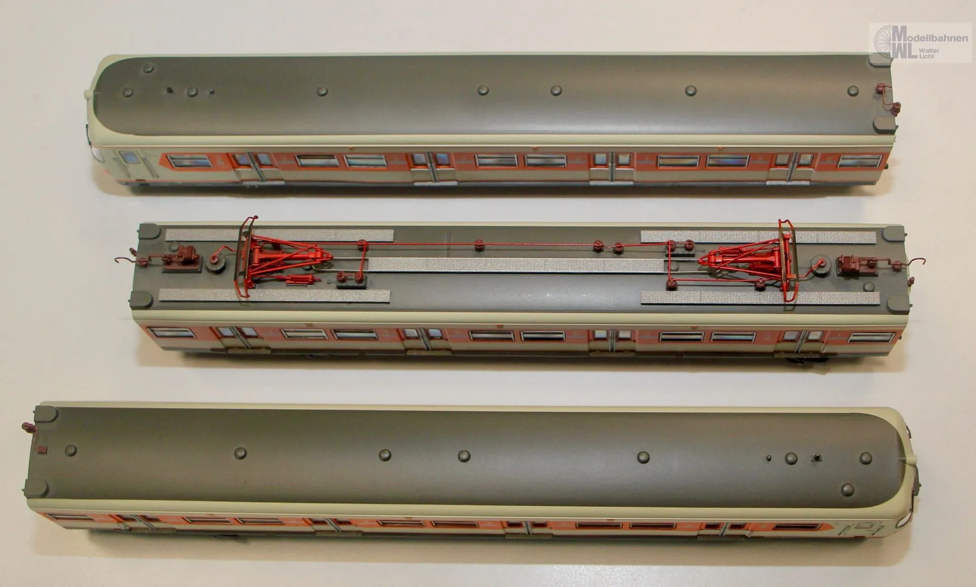 Märklin 37501 - MÄRKLIN - Triebzug BR 420 DB Ep.IV S-Bahn orange H0/WS Sound mfx