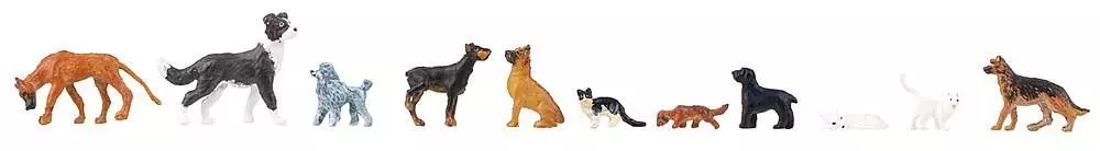 Faller 151902 - Hunde und Katzen H0 1:87