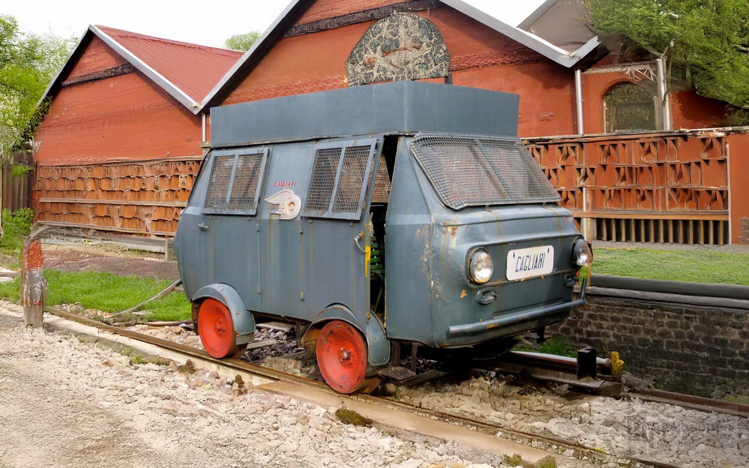 Rivarossi 9008 - Draisine Fiat 500 FS Ep.IV grau H0/GL