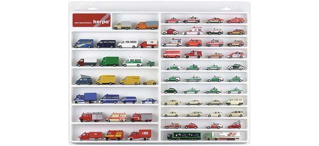 Herpa 29209 - PKW/Transporter-Schaukasten weiß 1:87