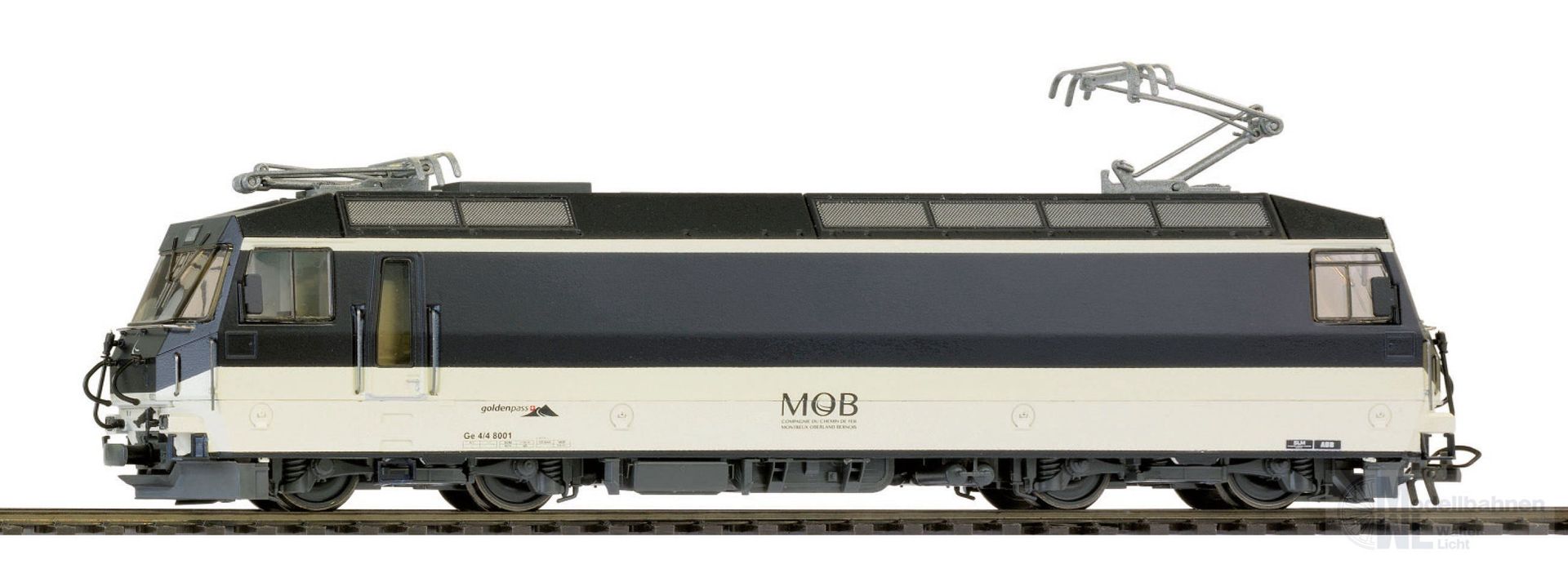 Bemo 1359352 - E-Lok Ge 4/4 MOB 8002 Ep.VI Universallok nachtblau/beige H0m Sound