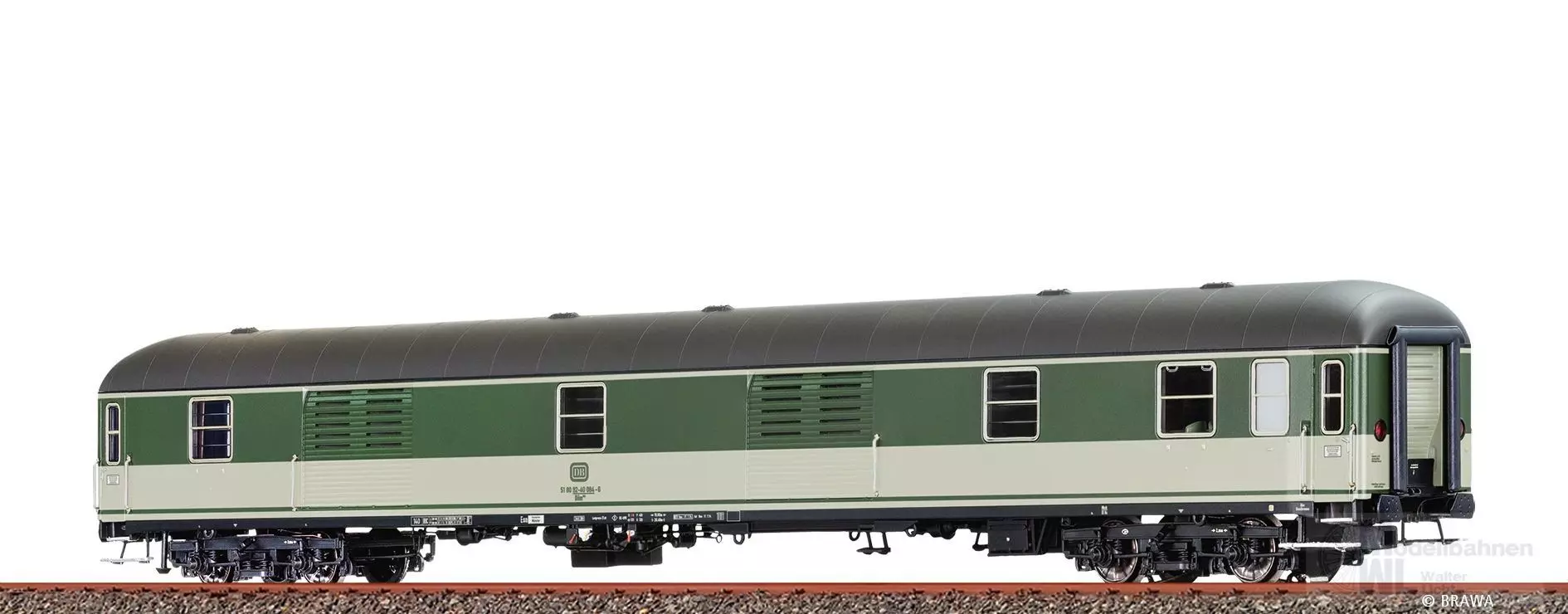 Brawa 58265 - Schnellzugwagen DB Ep.IV Düm902 H0/WS Innenbeleuchtung