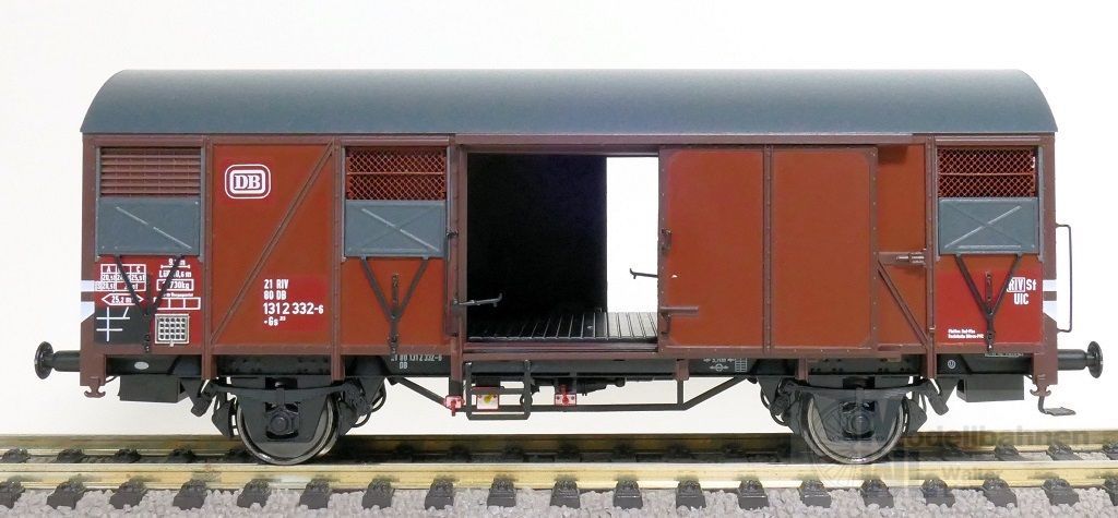 Exact Train 21003 - Güterwagen gedeckt DB Ep.IV Gs213 H0/GL Exact Train 21003 - Güterwagen gedeckt DB Ep.IV Gs213 H0/GL