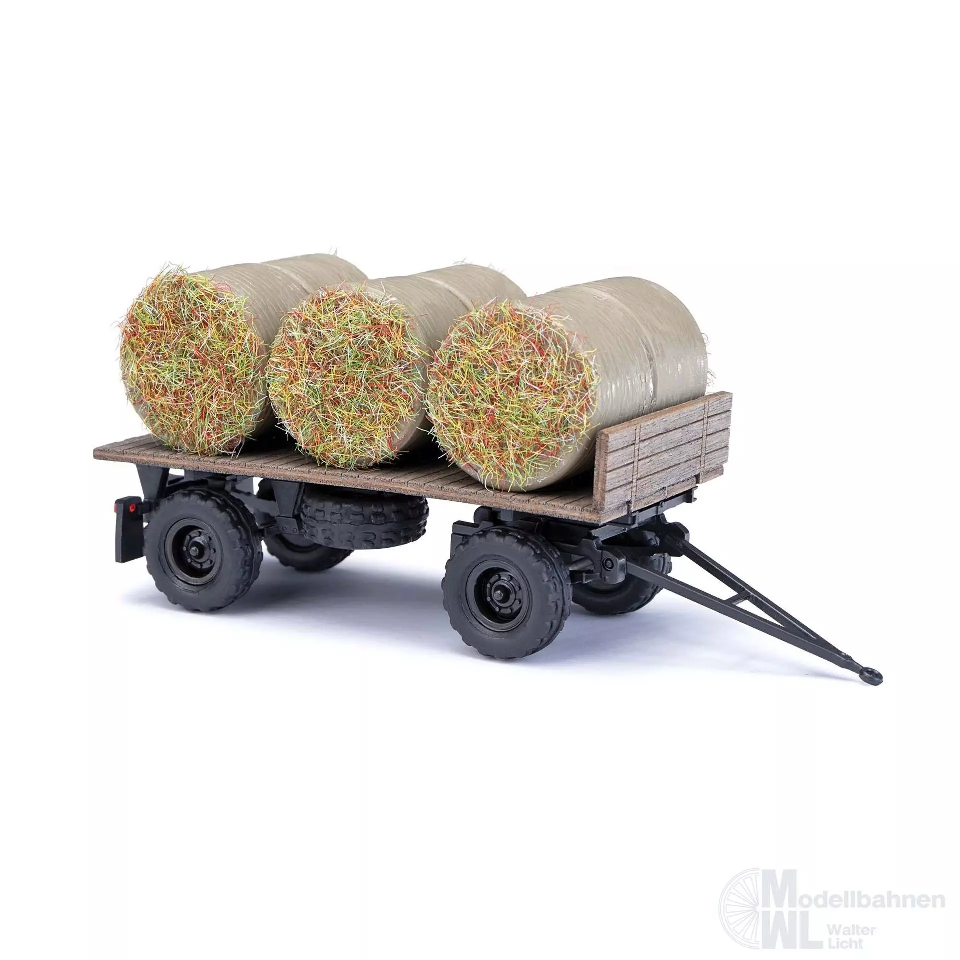 Busch 53018 - HW 60 Anhänger mit Strohballen H0 1:87