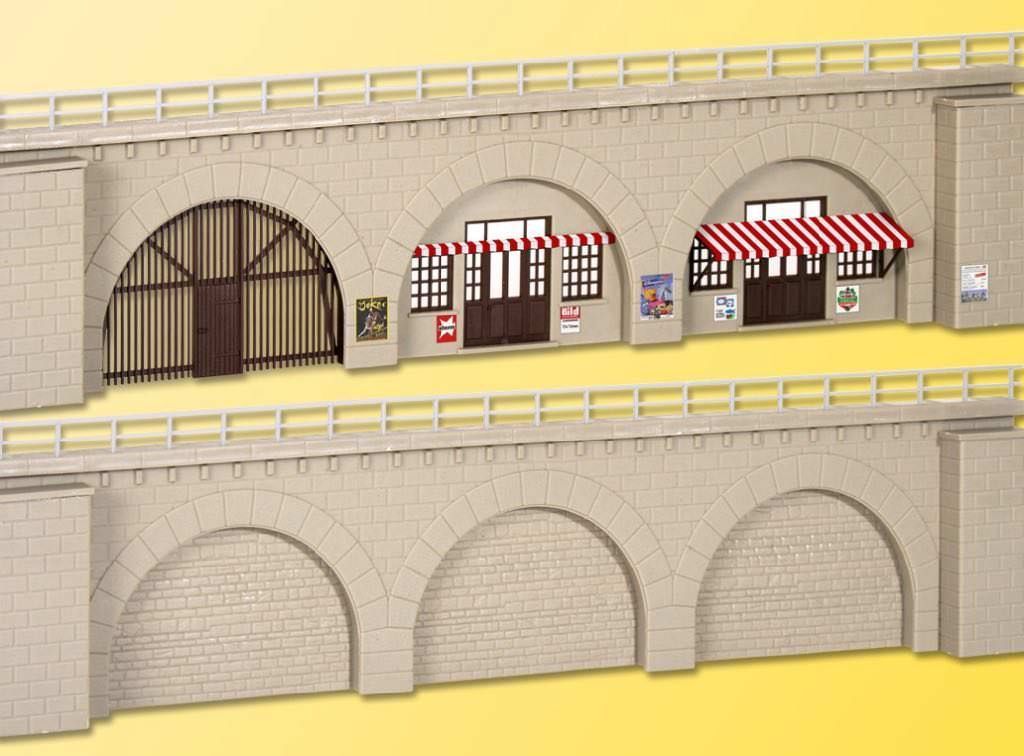 Kibri 39755 - Arkadenstück mit verschiedenen Bogeneinsätzen 2 Stück H0 1:87