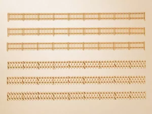 Auhagen 44626 - Kreuz- und Lattenzaun 900 mm N 1:160