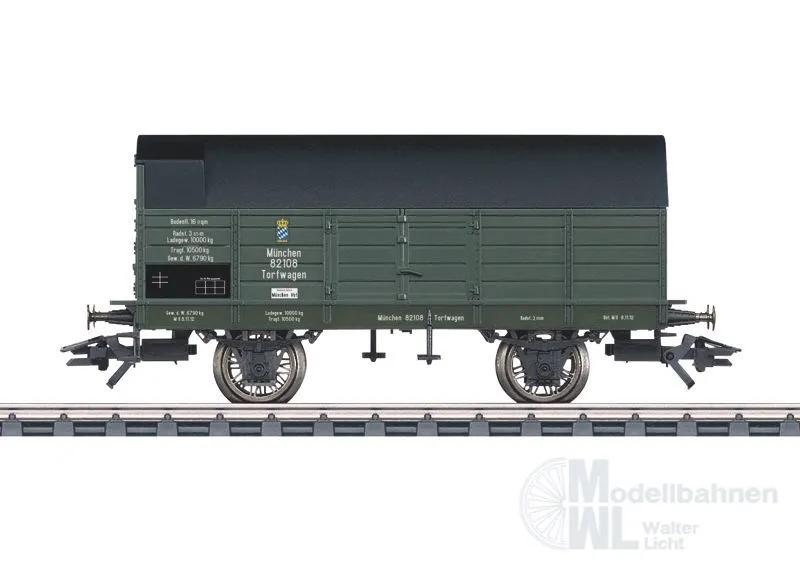 Märklin 45089 - MÄRKLIN - Torf-Munitionswagen K.Bay.Sts.B. Ep.I H0/WS