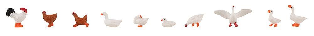 Faller 151909 - Hühner, Enten und Gänse H0 1:87