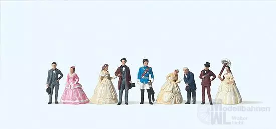 Preiser 79129 - Ludwig II. von Bayern. Gefolg N 1:160