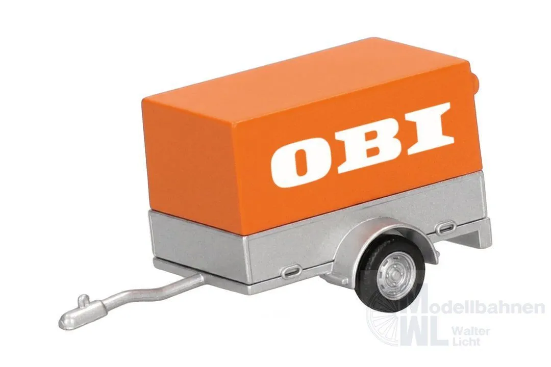 Herpa 054546 - PKW Planen-Anhänger OBI H0 1:87