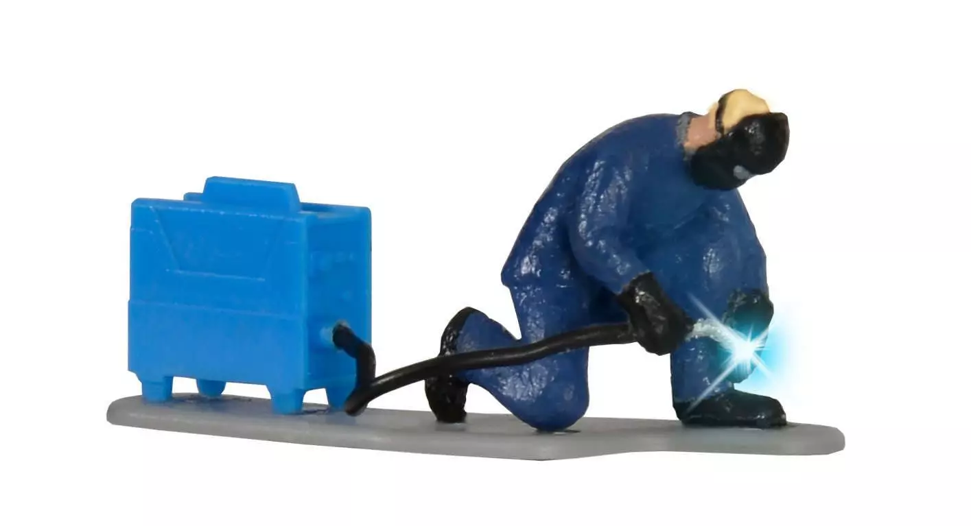 Viessmann 1538 - Schweißer mit flackerndem Schweißlicht H0 1:87