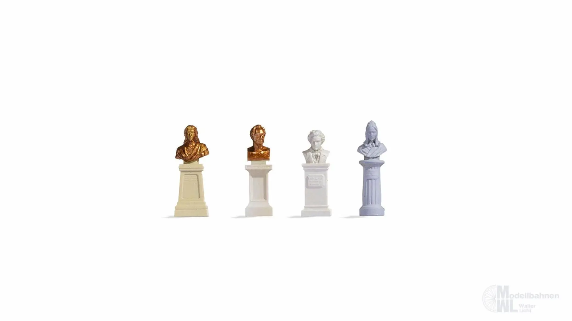 Noch 14838 - Büsten 4 Stück H0 1:87