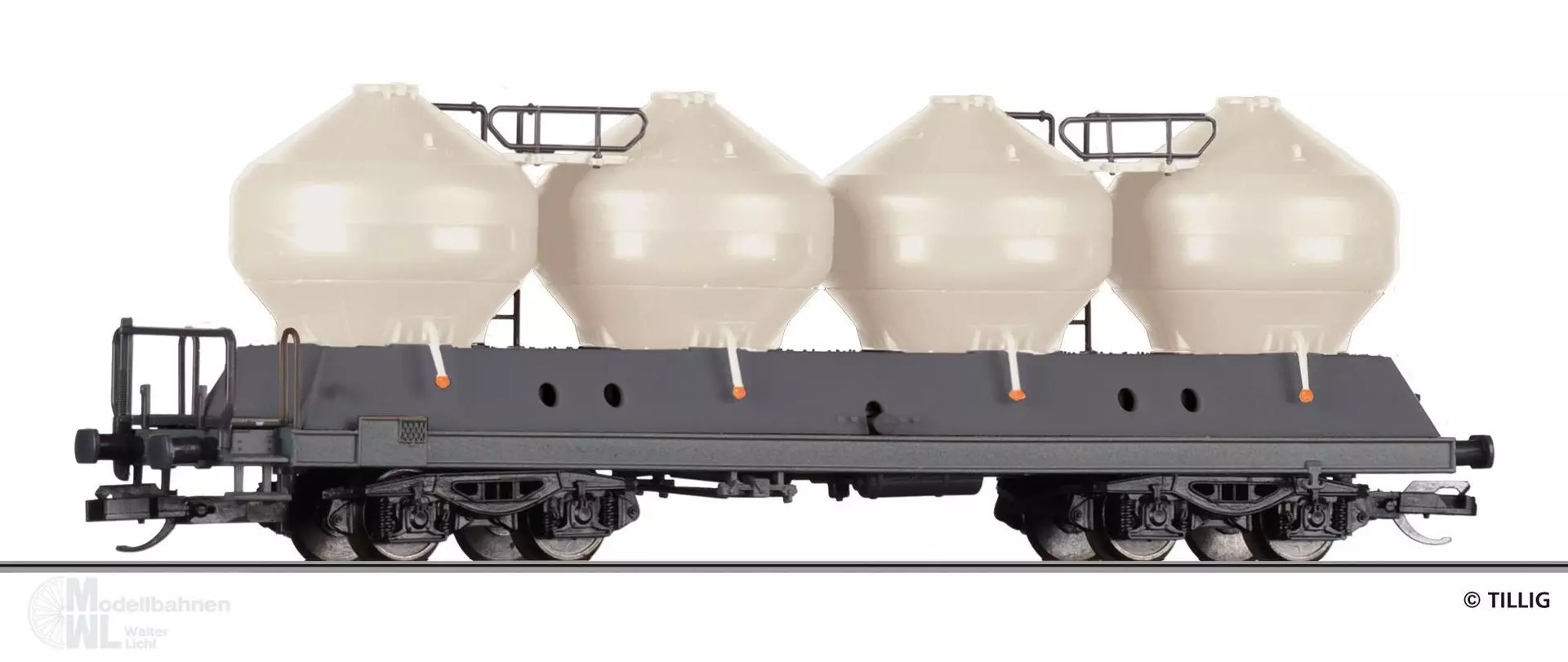 Tillig 15861 - Staubsilowagen WAGONSERVIS spol s.r.o. Ep.VI Uacs TT 1:120