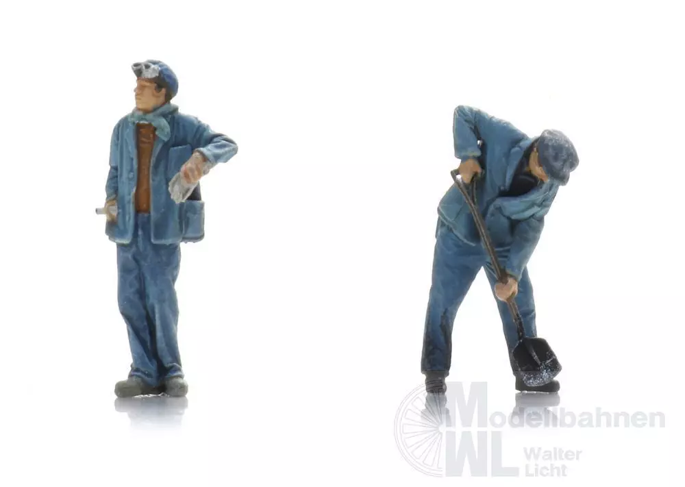 ARTITEC b.v. 5870091 - SNCF Dampflokpersonal Bécaud (2x) H0 1:87