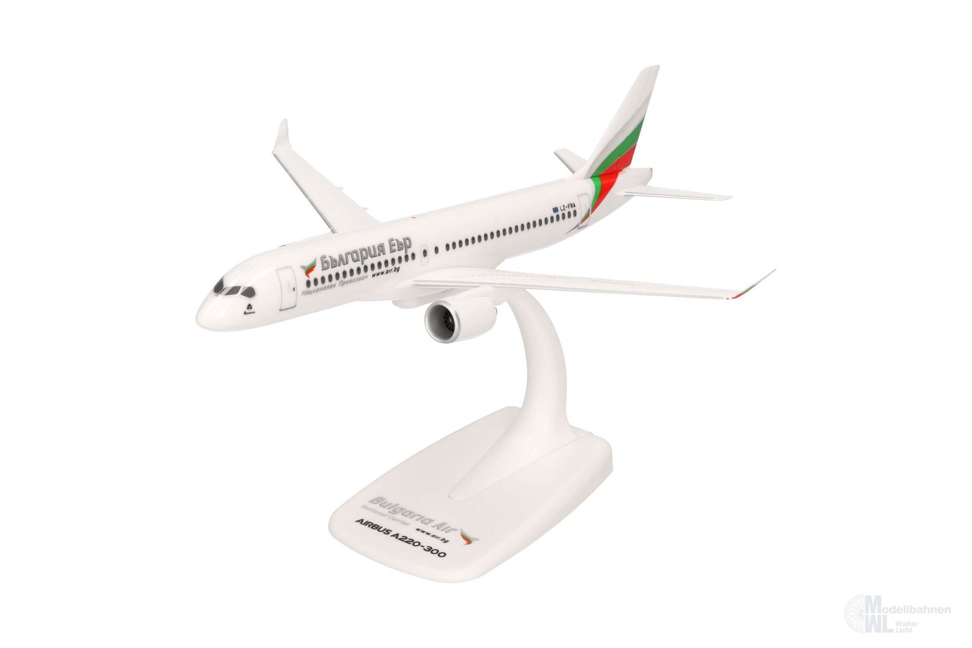 Herpa 613811-001 - Airbus A220-300 Bulgaria Air 1:200