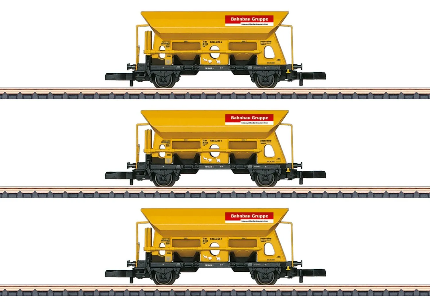 Märklin 82429 - MHI Wagenset Bahnbau DBG Ep.VI 3.tlg. Z 1:220