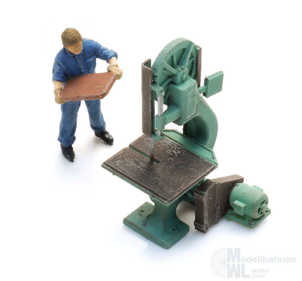 ARTITEC b.v. 387.662 - Bandsäge mit Figur Fertigmodell H0 1:87