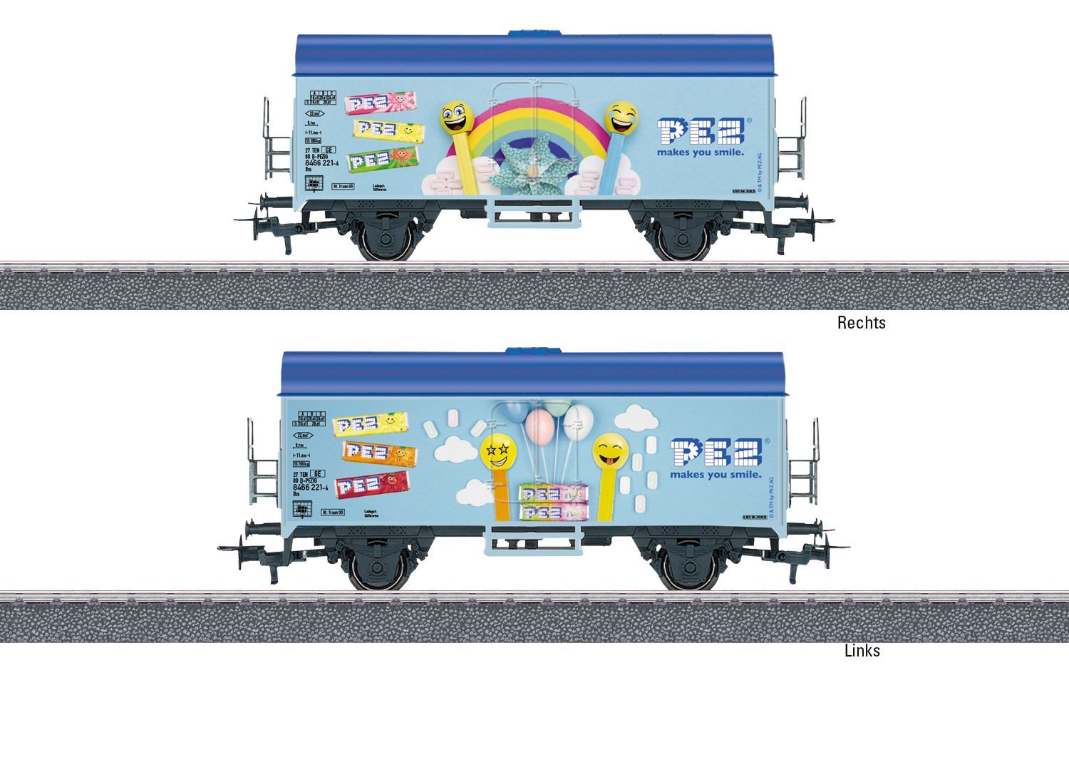 Märklin 44219 - Kühlwagen PEZ Ep.VI H0/WS Märklin 44219 - Kühlwagen PEZ Ep.VI H0/WS