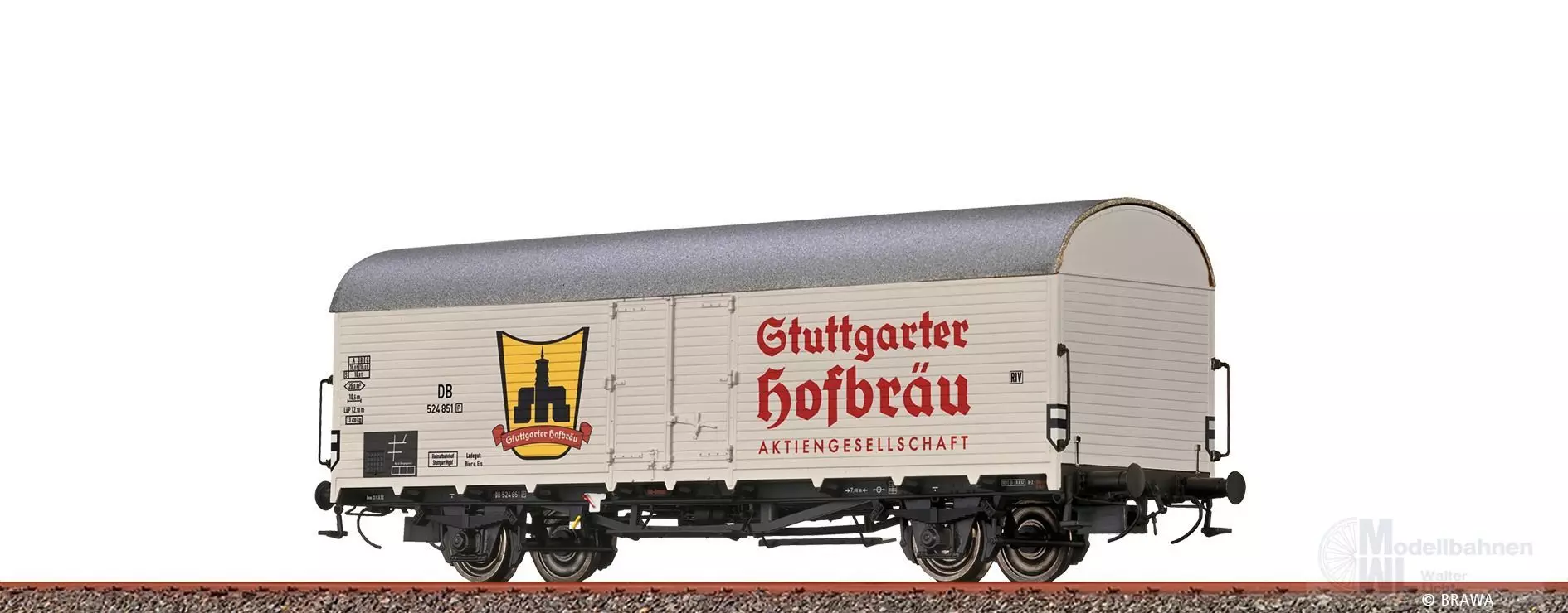 Brawa 50971 - Kühlwagen DB Ep.III Stuttgarter Hofbräu H0/GL