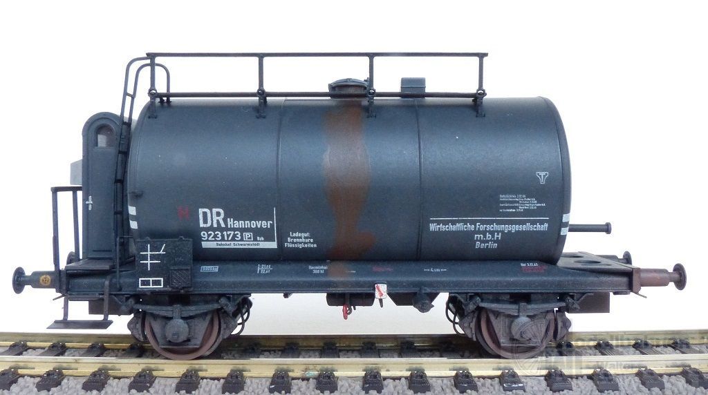 Exact Train 22017 - Kesselwagen DRG Ep.II WIFO gealtert H0/GL Exact Train 22017 - Kesselwagen DRG Ep.II WIFO gealtert H0/GL