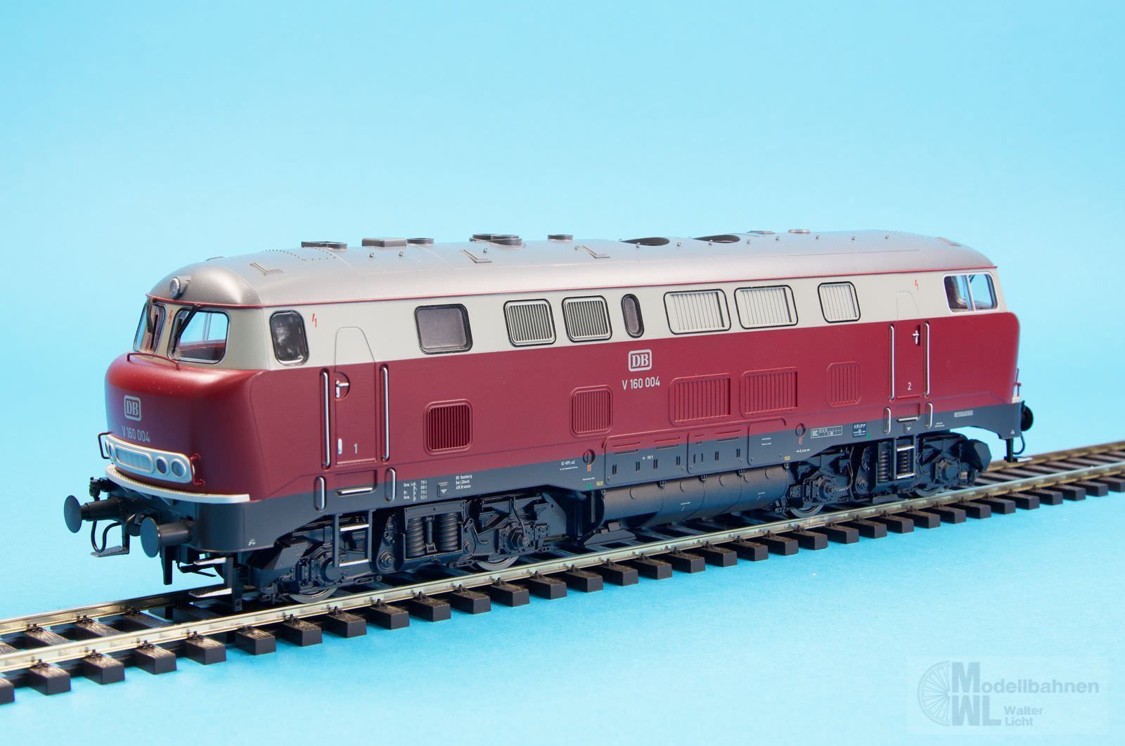 lz40163-01_0 Lenz 40163-02 - Diesellok V 160 Lollo DB Ep.III neue Betriebsnummer Spur 0
