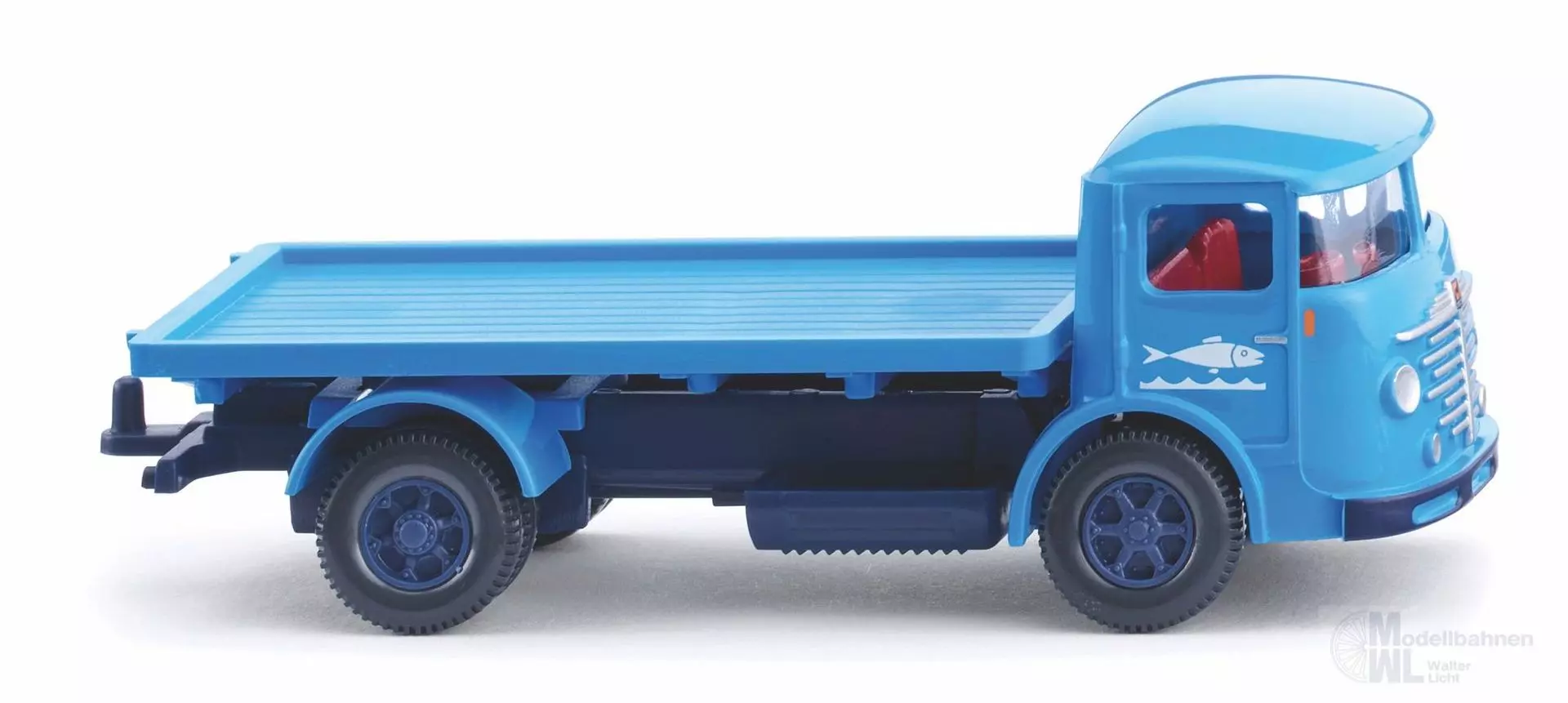 Wiking 047606 - Flachpritschen-Lkw Büssing 4500 Seefische H0 1:87