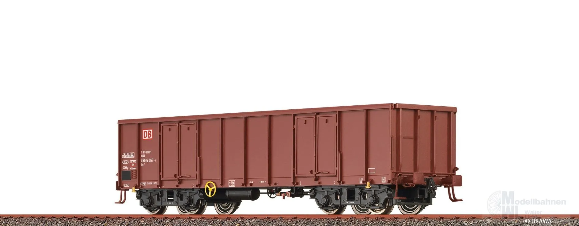 Brawa 51371 - Güterwagen offen DB Ep.V Eas070 H0/GL