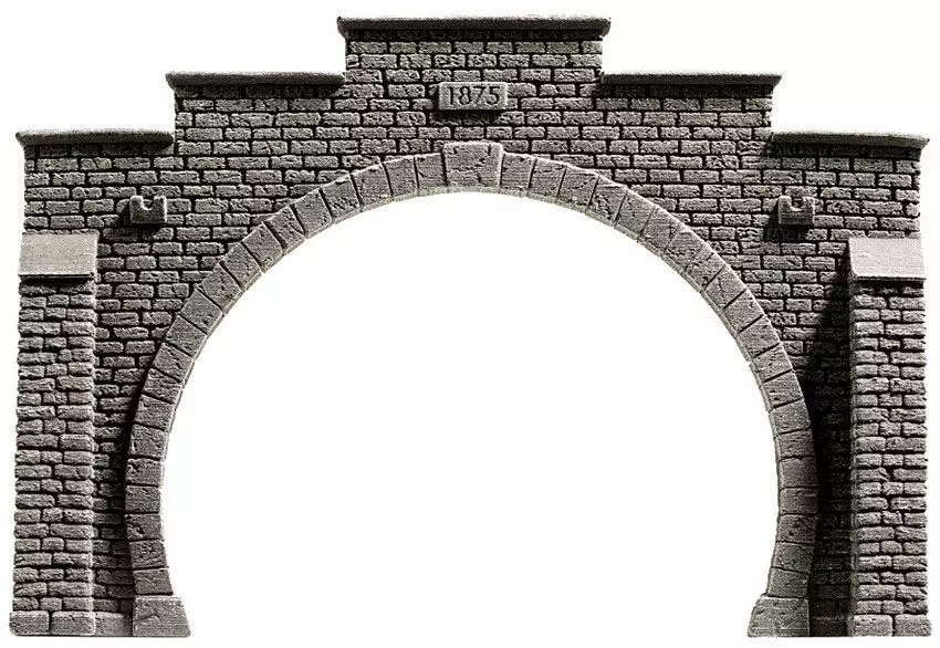 Noch 34852 - Tunnel-Portal 2-gleisig, 12,3 x 8,5 cm N 1:160