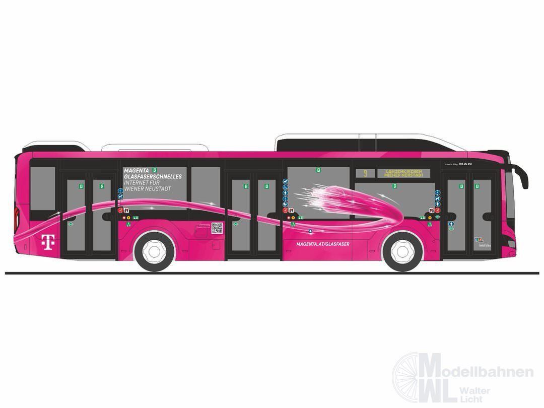Rietze 75414 - MAN Lion´s City 12´18 CNG Wiener Neustadt - Magenta (AT) H0 1:87 Rietze 75414 - MAN Lion´s City 12´18 CNG Wiener Neustadt - Magenta (AT) H0 1:87