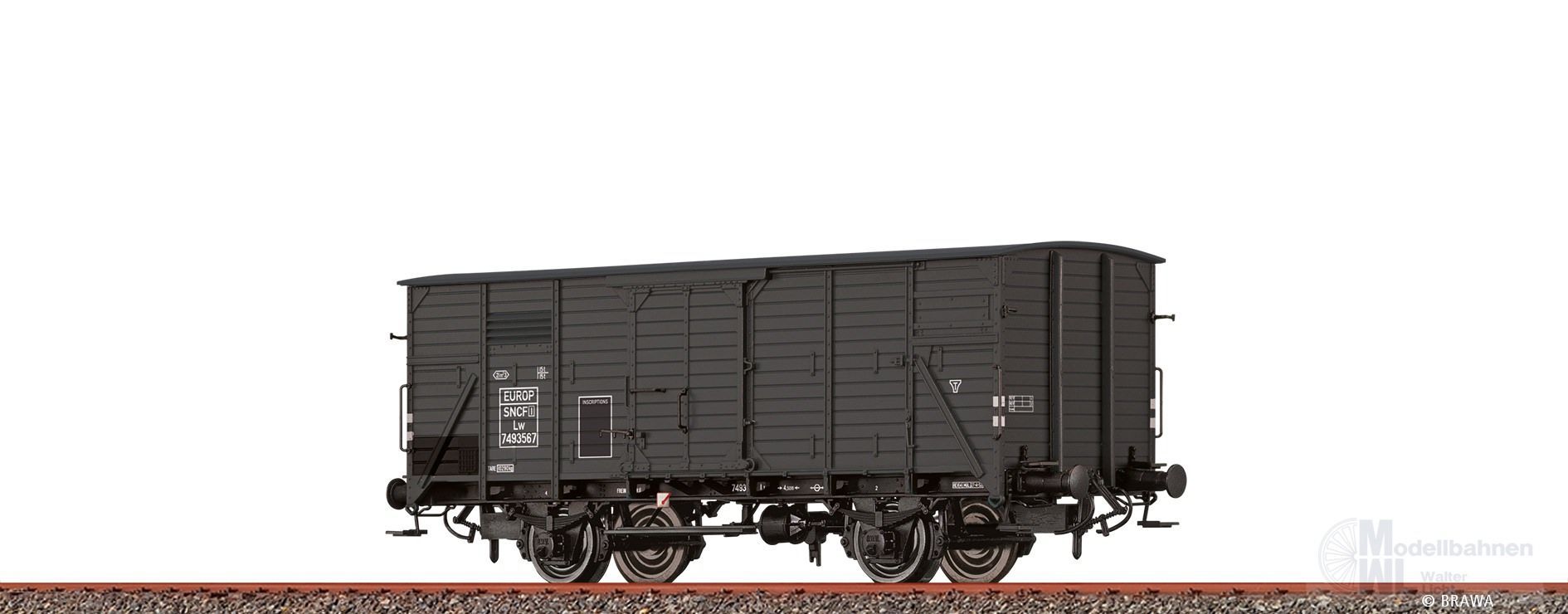 Brawa 49888 - Güterwagen ged. SNCF Ep.III Lw H0/GL Brawa 49888 - Güterwagen ged. SNCF Ep.III Lw H0/GL