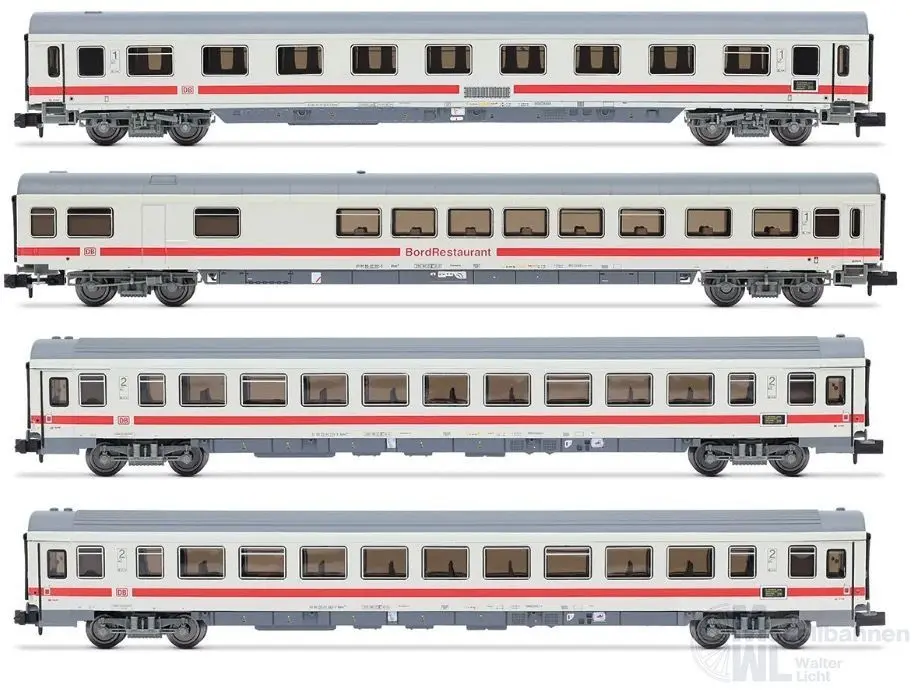Arnold 4504 - Personenwagen Set DB Ep.VI 4.tlg. IC Wawel N 1:160