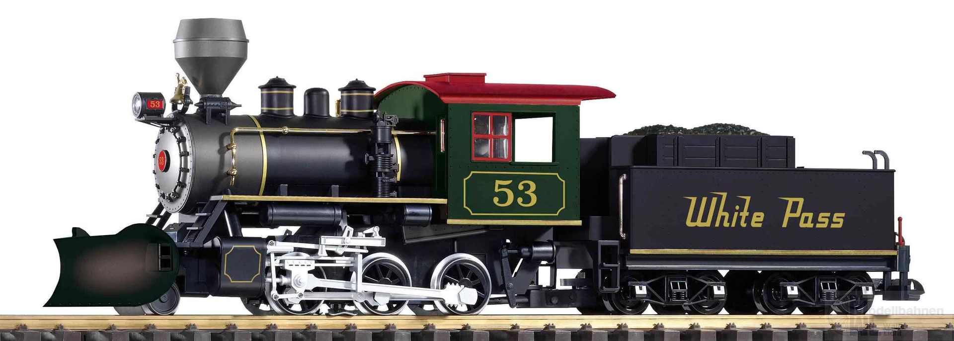 Piko 38260 - Dampflok Mini-Mogul mit Tender WP&YR SPUR G 1:22,5 Sound/Rauch