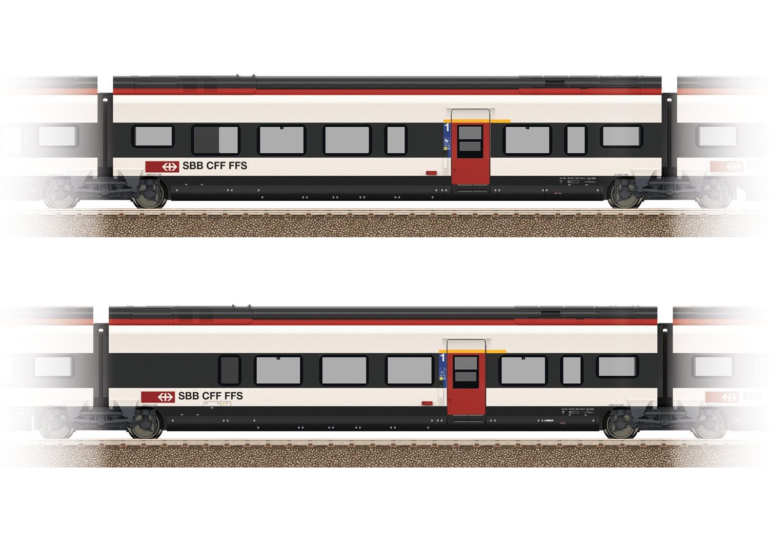 Trix 23283 - Ergänzungs-Set 3 Giruno SBB Ep.VI H0/GL Trix 23283 - Ergänzungs-Set 3 Giruno SBB Ep.VI H0/GL