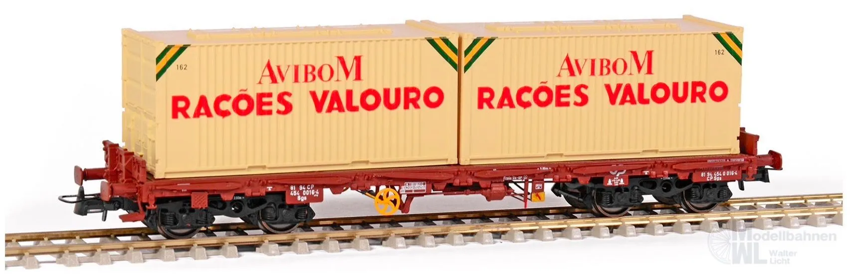 Sudexpress S454016 - Rungenwagen CP Ep.V SGS versão freio 2 Conatiner Raço H0/GL