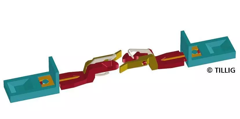 Tillig 08842 - Kupplung 2 Stück TT 1:120