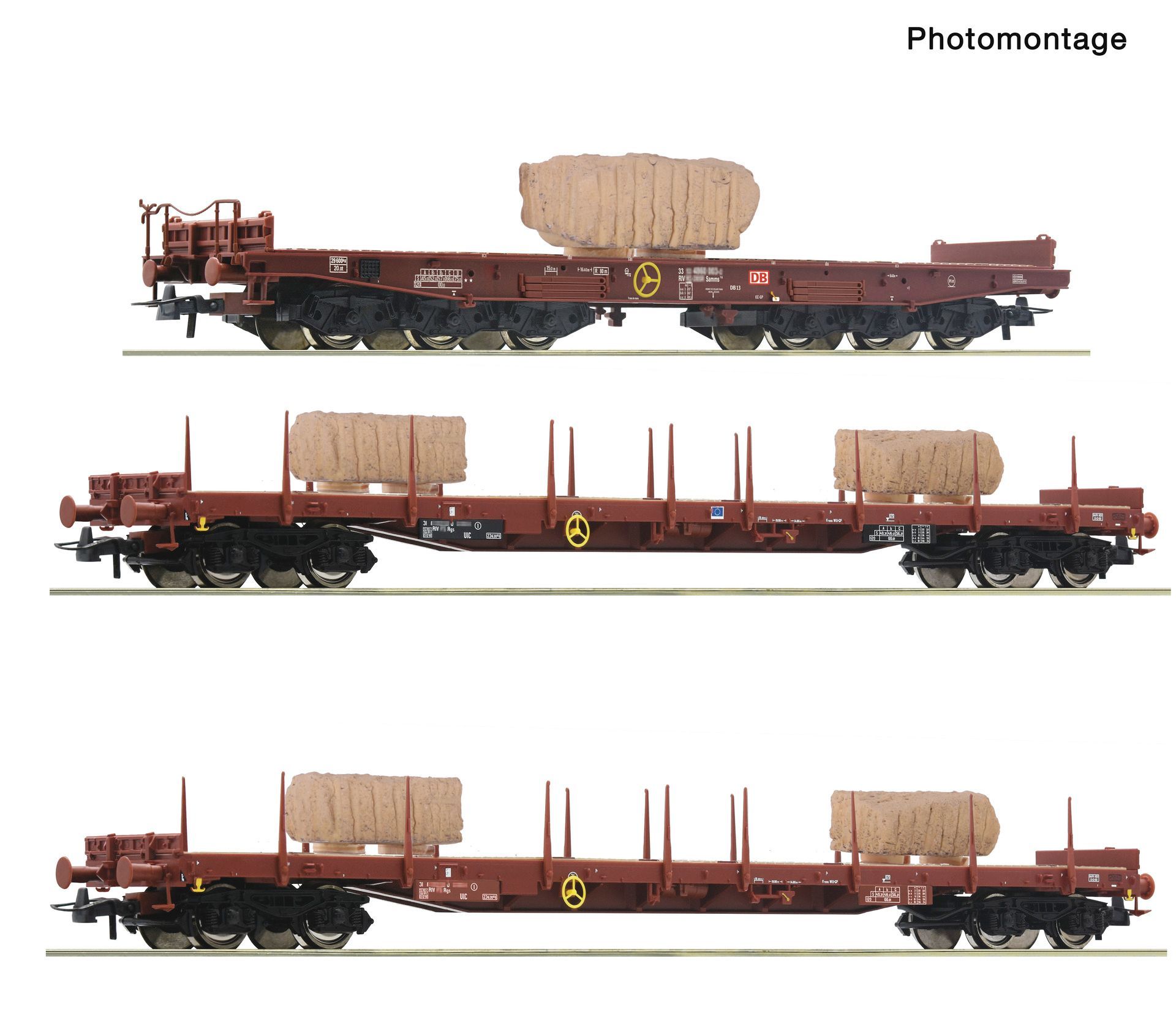 Roco 6600471 - 3er Set Marmorzug FS #1